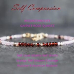 This delicately designed gorgeous bracelet has the healing properties to assist with attaining universal love, passion, self-love and worth, and success endurance.