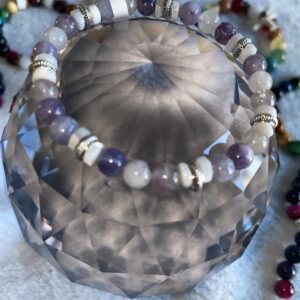 This Lavendar Bliss Bracelet will assist providing various emotional, physical, mental, and even spiritual benefits.