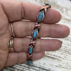 This stunning magnetic bracelet will assist your body to heal in multiple ways.