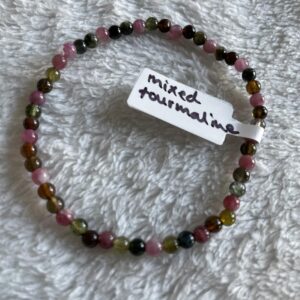 Tourmaline is a stone that has various healing properties. Some of them are: • It balances the right and left sides of the brain and changes negative energy into positive • It promotes self-confidence, compassion, tolerance, and prosperity • It helps treat paranoia, dyslexia, migraines, headaches, and skin disorders • It strengthens the nervous system, the blood and the lymph • It aids in weight loss, cellulite reduction and letting go of old patterns