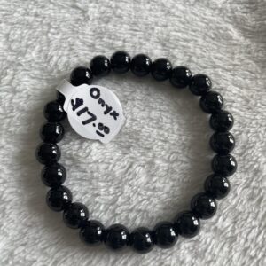 Onyx 8mm Energy Bracelet