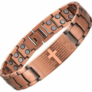 The Lords Prayer Magnetic Copper Link bracelet