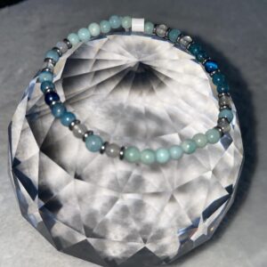 This BLUE Delicate Beauty bracelet will assist your body to heal; physically, emotionally, mentally, and spiritually.