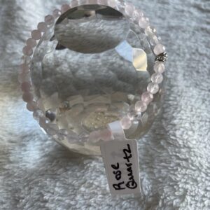 This Rose Quartz Bracelet is a powerful tool to assist acquiring unconditional love as it strengthens and balances the physical heart and circulatory system and releases impurities from body.