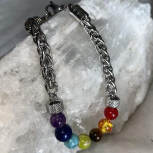 This all-chakra energy bracelet will assist the body to heal itself as it was designed to by providing it with all the needed negative ions for whole-body healing.