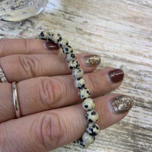 Dalmatian Jasper 6mm Energy Bracelet