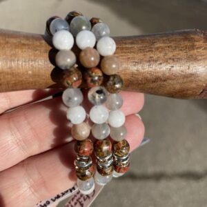 This gemstone Remedy Bracelet is to assist Hormone Balance. Every health condition can benefit from utilizing gemstones as a therapeutic approach to healing.
