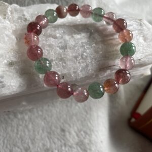 Mixed Color Natural Gemstone 8mm Energy Bracelet