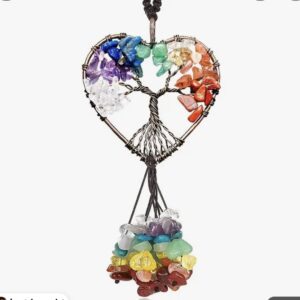 Small Heart CHAKRA Tree of LIFE Decor