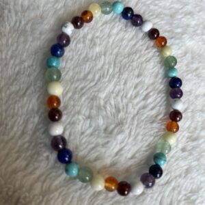 Delicate ALL CHAKRA 4mm Energy Bracelet