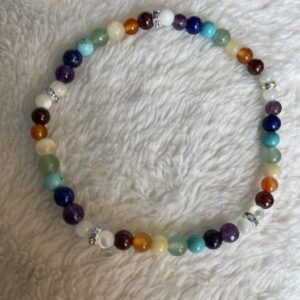 This all-chakra energy bracelet will assist the body to heal itself as it was designed to by providing it with all the needed negative ions for whole-body healing.